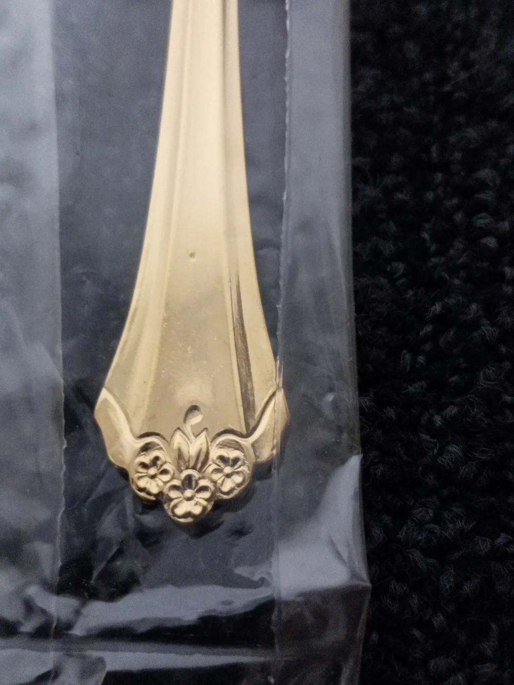 Gold Plated Soup Spoons - Elegant Gold Flatware (Set of 6)